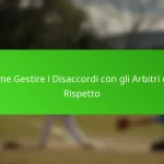 Come Gestire i Disaccordi con gli Arbitri con Rispetto