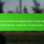Comprendere le Regole Non Scritte del Baseball per Celebrare i Fuoricampo