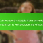 Comprendere le Regole Non Scritte del Baseball per le Presentazioni dei Giocatori