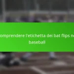Comprendere l’etichetta dei bat flips nel baseball