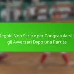 Le Regole Non Scritte per Congratularsi con gli Avversari Dopo una Partita