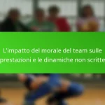 L’impatto del morale del team sulle prestazioni e le dinamiche non scritte