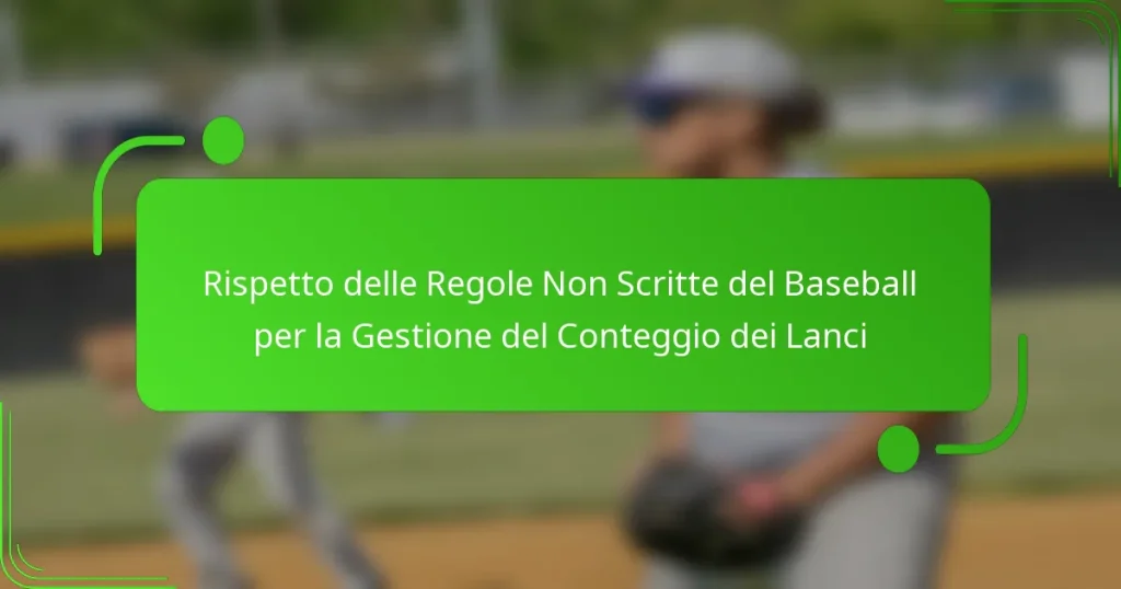 Rispetto delle Regole Non Scritte del Baseball per la Gestione del Conteggio dei Lanci